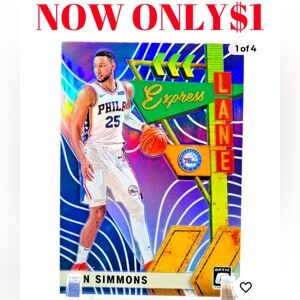 Ben Simmons 2019/20 Optic Philadelphia 76ers NBA Basketball Card